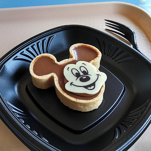 Mickey Mouse chocolate tart
